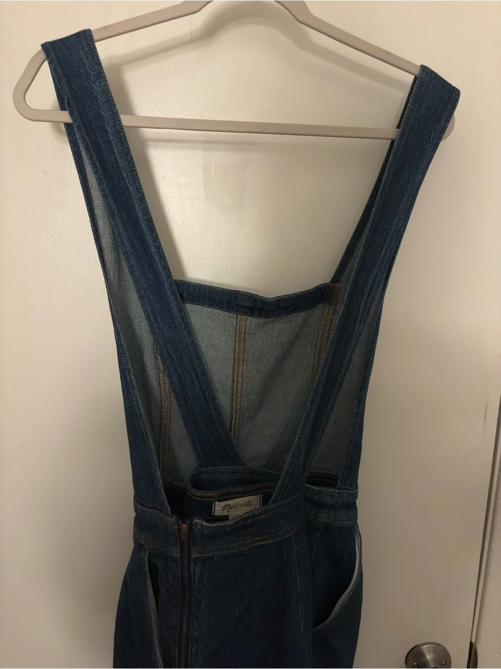 Madewell Tapered Overalls in Dunson Wash size 14 - Picture 7 of 11